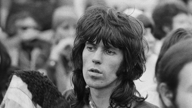 Keith Richards at the Isle of Wight Festival 1969
