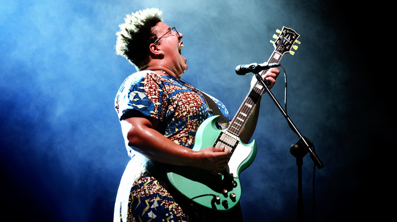 Brittany Howard of Alabama Shakes singing