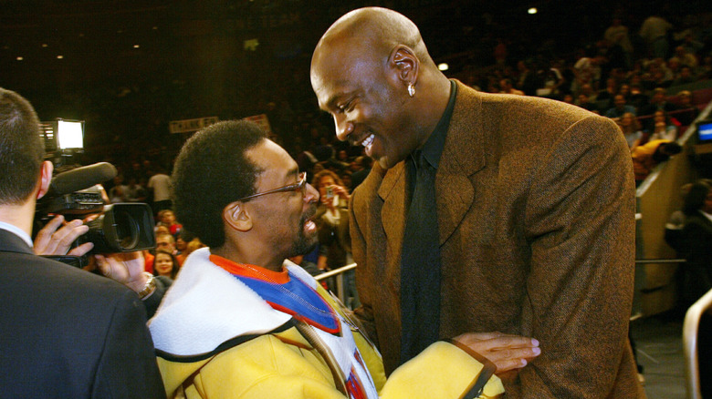 Spike Lee and Michael Jordan