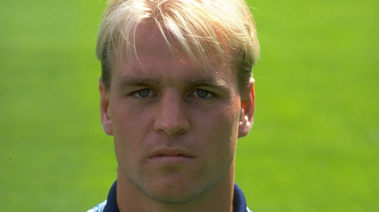 David Busst posing for a portrait