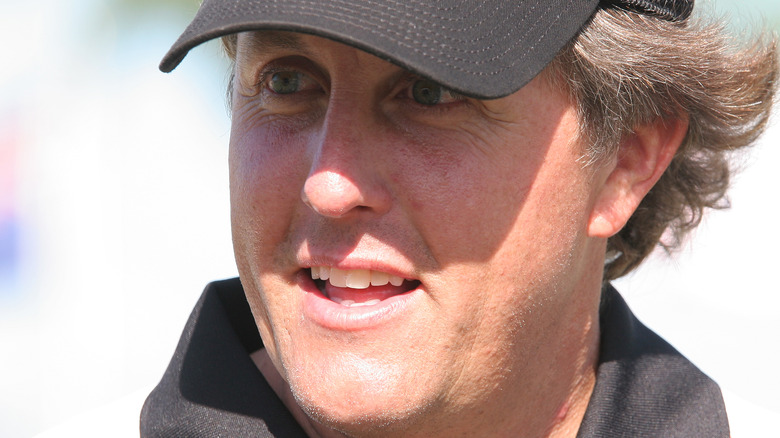 Phil Mickelson black hat