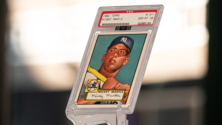 Mickey Mantle 1952 baseball card