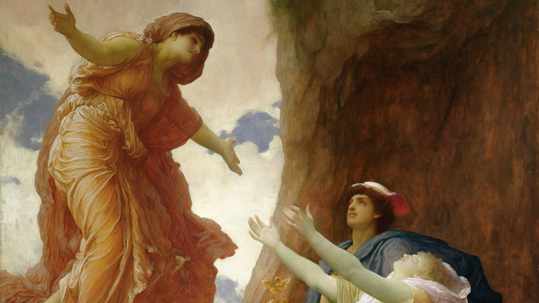 Persephone returning to Demeter