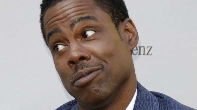 Chris Rock looking bemused