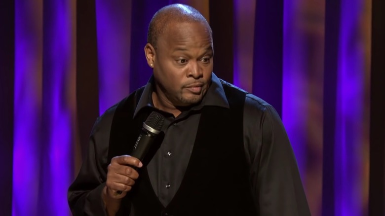 Steve Brown performing