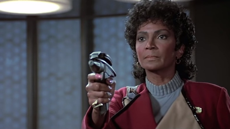 Nichelle Nichols as Uhura in "Star Trek III"