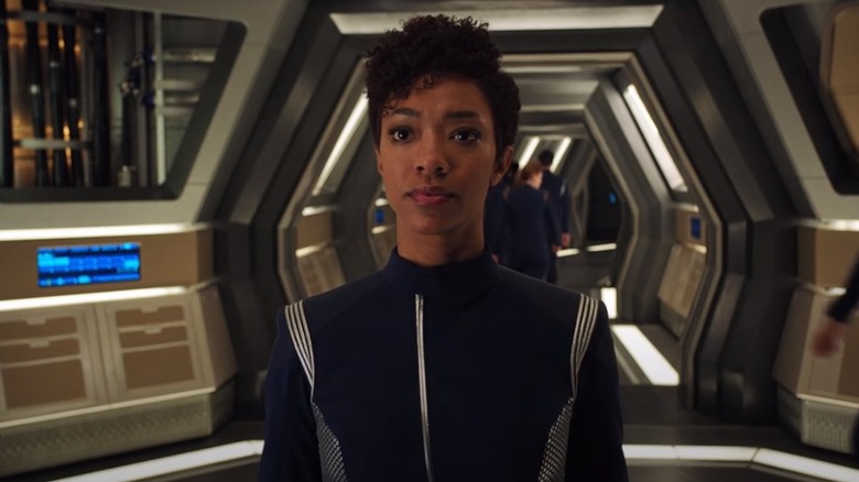 Sonequa Martin-Green as Captatain Micahel Burnham on "Star Trek: Discovery"