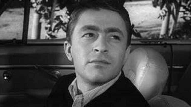 Bill Bixby sneering in car