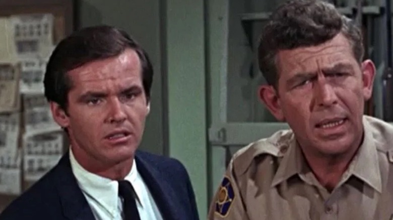 Jack Nicholson and Andy Griffith looking confused