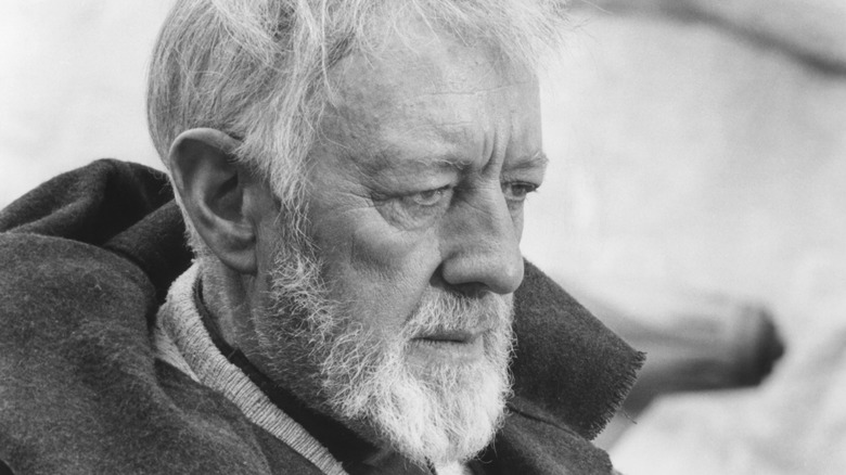alec guinness as Obi Wan grey robe