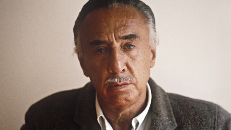 romain gary grey suit moustache