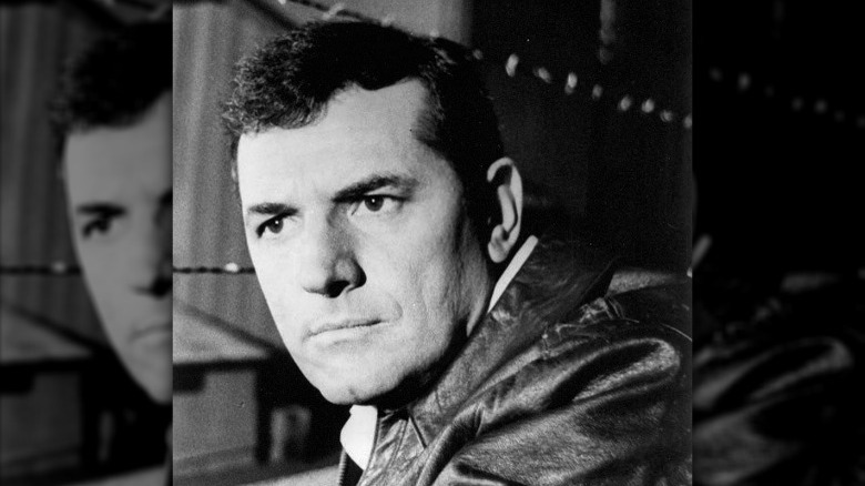 Steven Hill looking serious