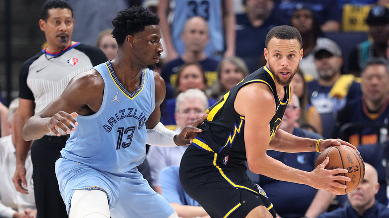 Jaren Jackson Jr. defends Steph Curry
