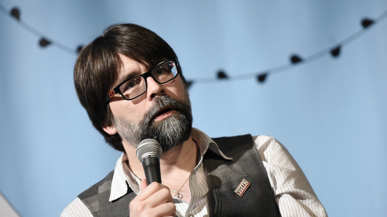 Joe Hill doing a panel interview 