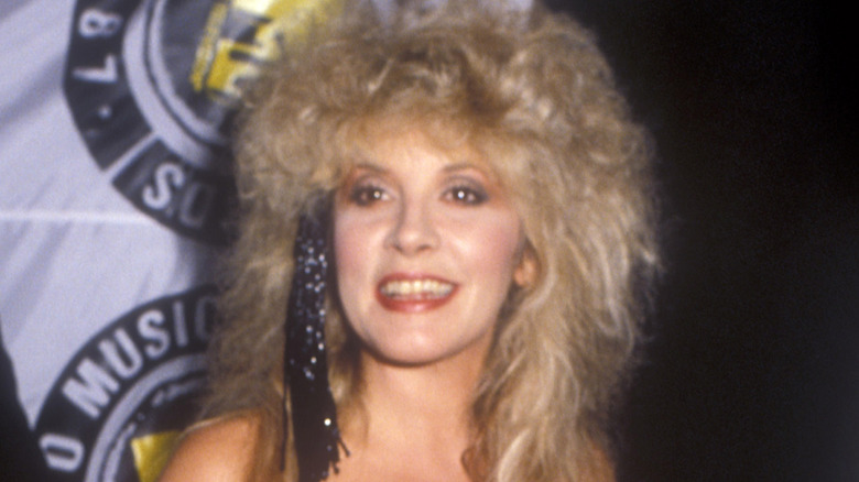 Stevie Nicks with big hair at 1987 MTV VMAs