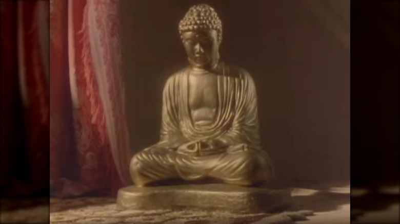 Screenshot of Buddha statue replica, as seen on "Unsolved Mysteries"