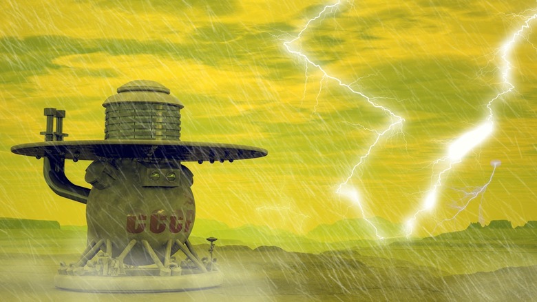 Illustration Venera surface Venus