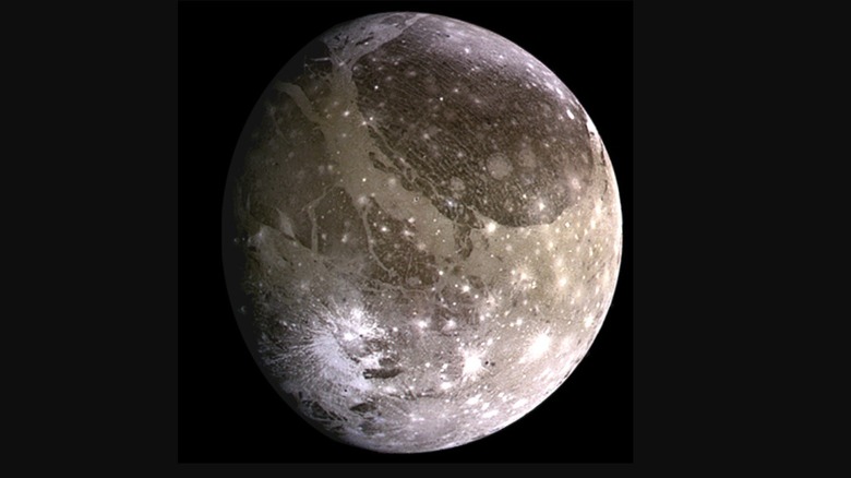 Jupiter's moon Ganymede 