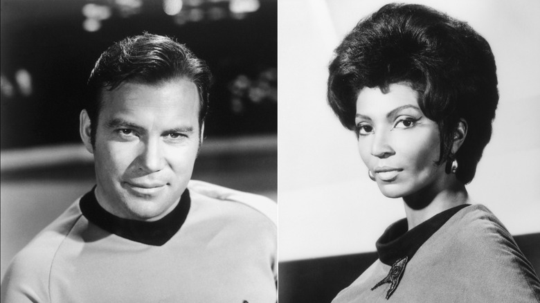 cast portraits of shatner and nichols