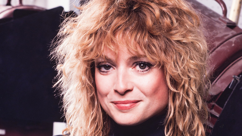 MTV VJ Nina Blackwood smiling