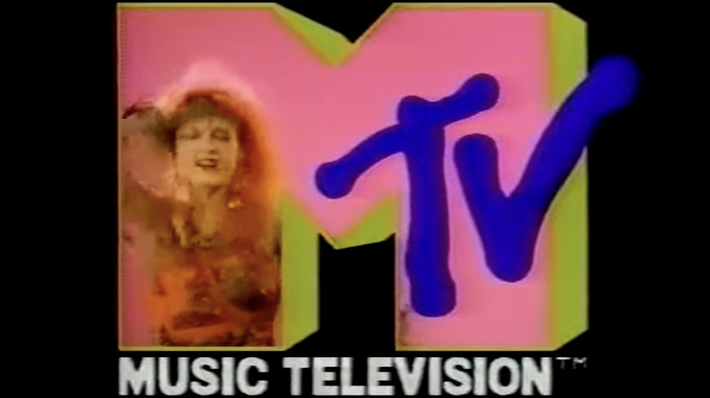 Cyndi Lauper performing in an I Want My MTV promo