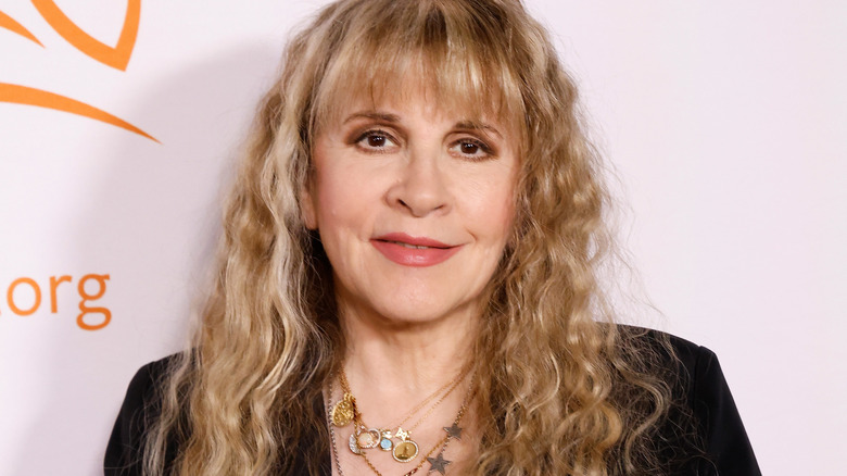 Stevie Nicks smiling into camera