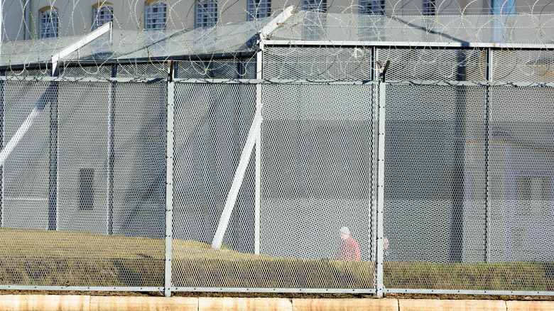 prison exercise area