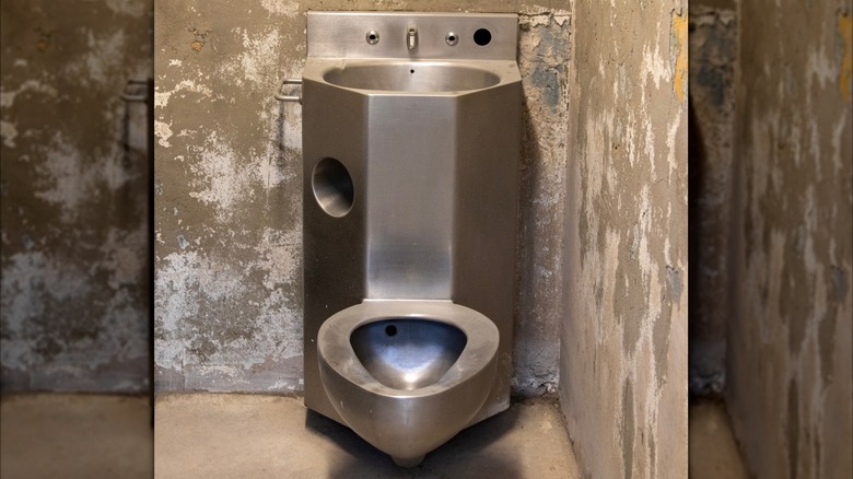 prison toilet sink combo