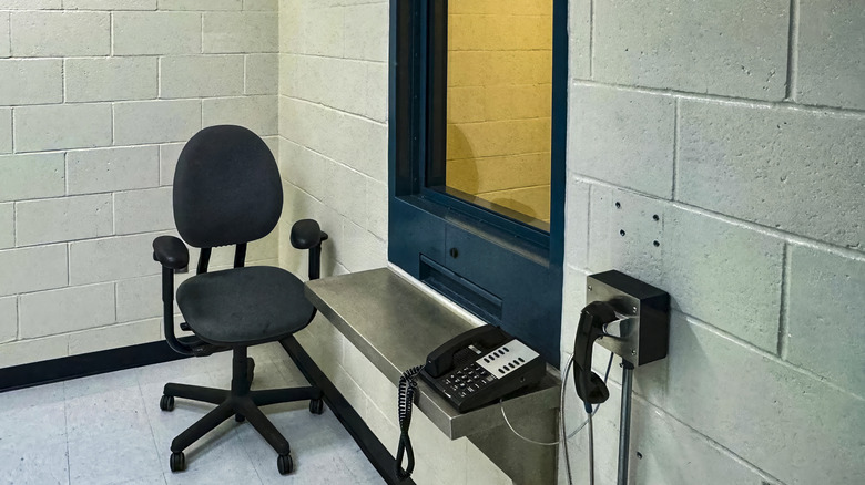 visitation room in prison