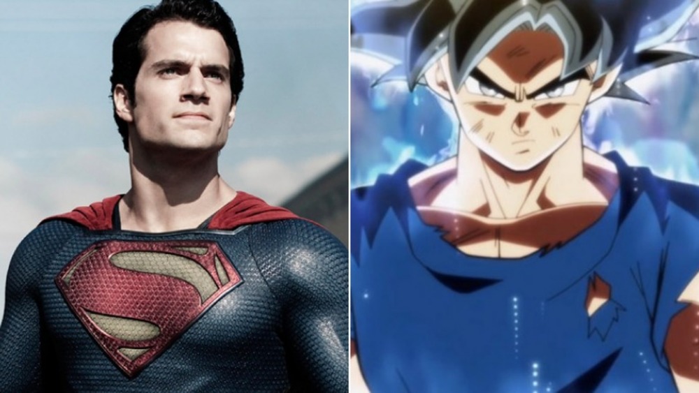 Henry Cavill as Superman in Man of Steel / Goku from Dragon Ball Z