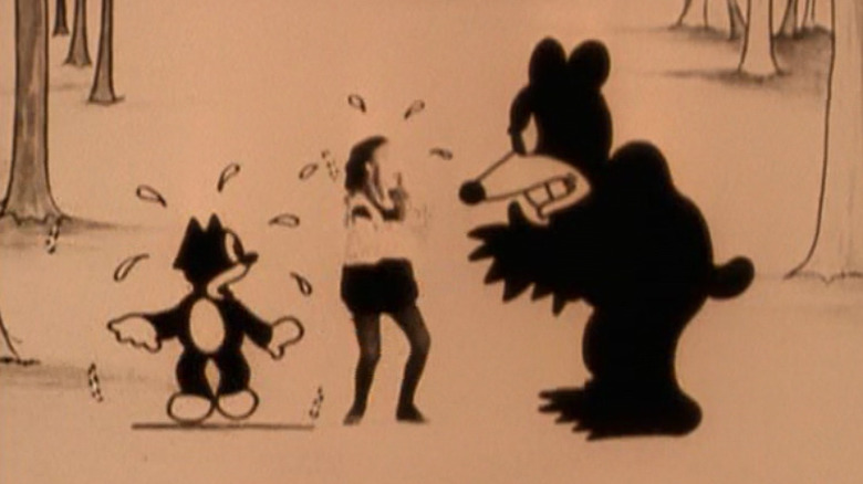 Scene from Alice Gets Stung