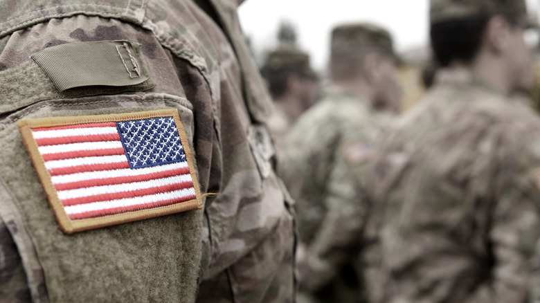 U.S. soldiers uniform details