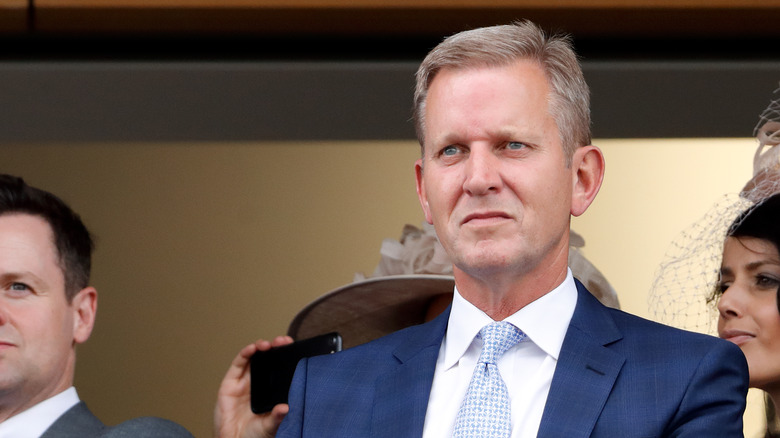 Jeremy Kyle suited at races