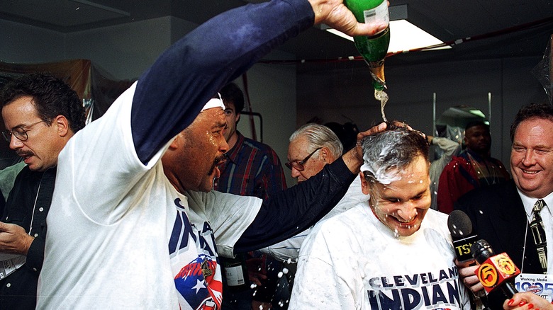 Omar Vizquel and Jose Mesa