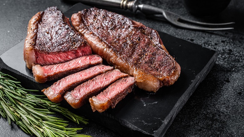 Steak veggies