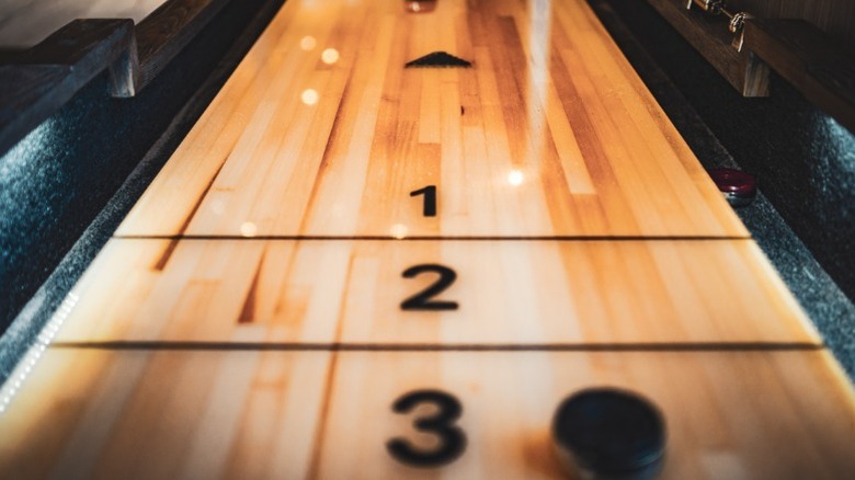 shuffleboard table