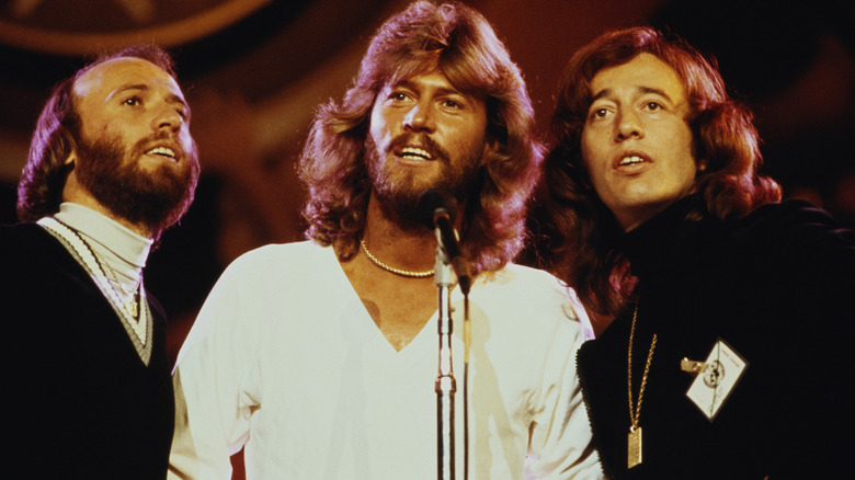 Bee Gees perform in 1979