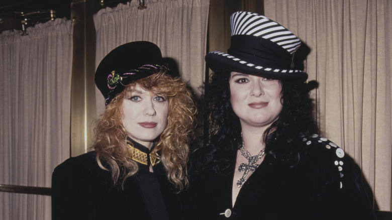 Nancy Wilson and Ann Wilson in 1991