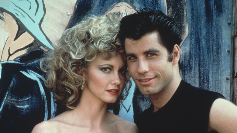 John Travolta and Olivia Newton-John in promotional image for 