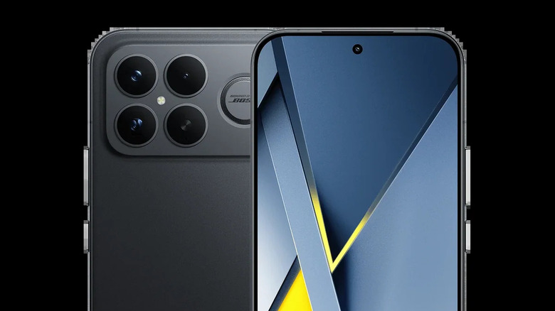 Poco F8 Ultra front and back