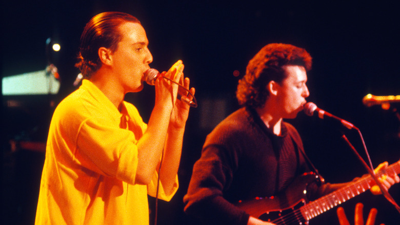 Tears for Fears performing onstage