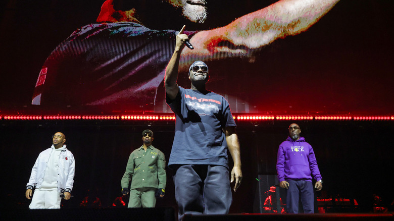 Wu-Tang Clan performing during live show