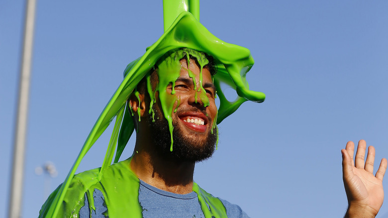 drake getting slimed