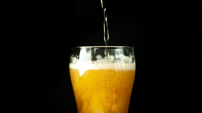 Beer in a glass