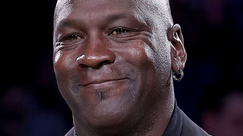 Michael Jordan smiling