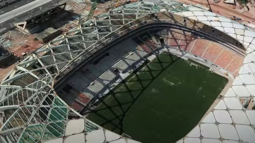 Brazil empty stadium