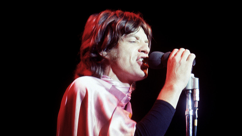 Mick Jagger onstage at Altamont Free Concert