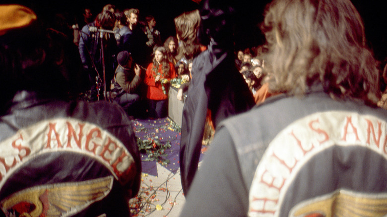 Hells Angels at Altamont Free Concert