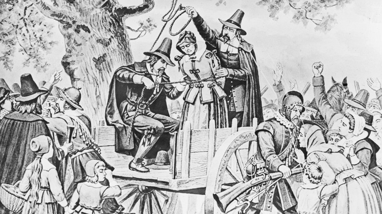 hanging Salem Witch Trials