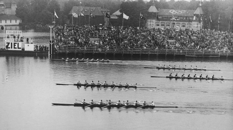 The American team wins rowing